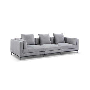 Modular 3 Seat Wide Sofa, Fabric