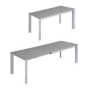Slim Convertible Extending Dining Table