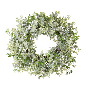 Eucalyptus Table Wreath on Woven Branch Base, 36 cm