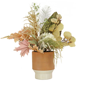 Artificial Potted Palms, Leaves and Hydrangea, 81 cm