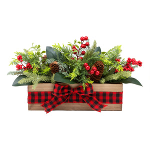 Classic Christmas Table Centrepiece, 43 cm