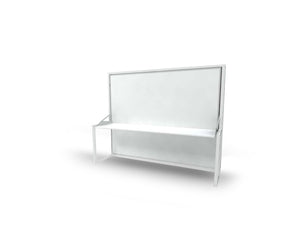 Free Standing Horizontal Wall Bed with Desk, UK King Size