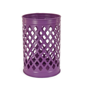 Dusty Lavender Modern Candle Lantern, 30 cm