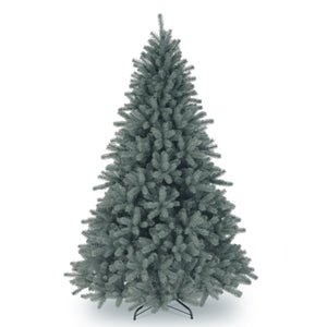 7.5ft Unlit Lakewood Blue Spruce Hinged Christmas Tree