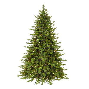 7.5ft Pre Lit Vienna Fir Christmas Tree, Dual Colour LED