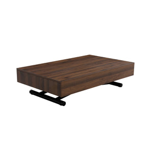 Walnut Coffee to Dining Table, Seats 6 to 8