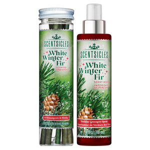 Scent Sticks and Spray Set, White Winter Fir