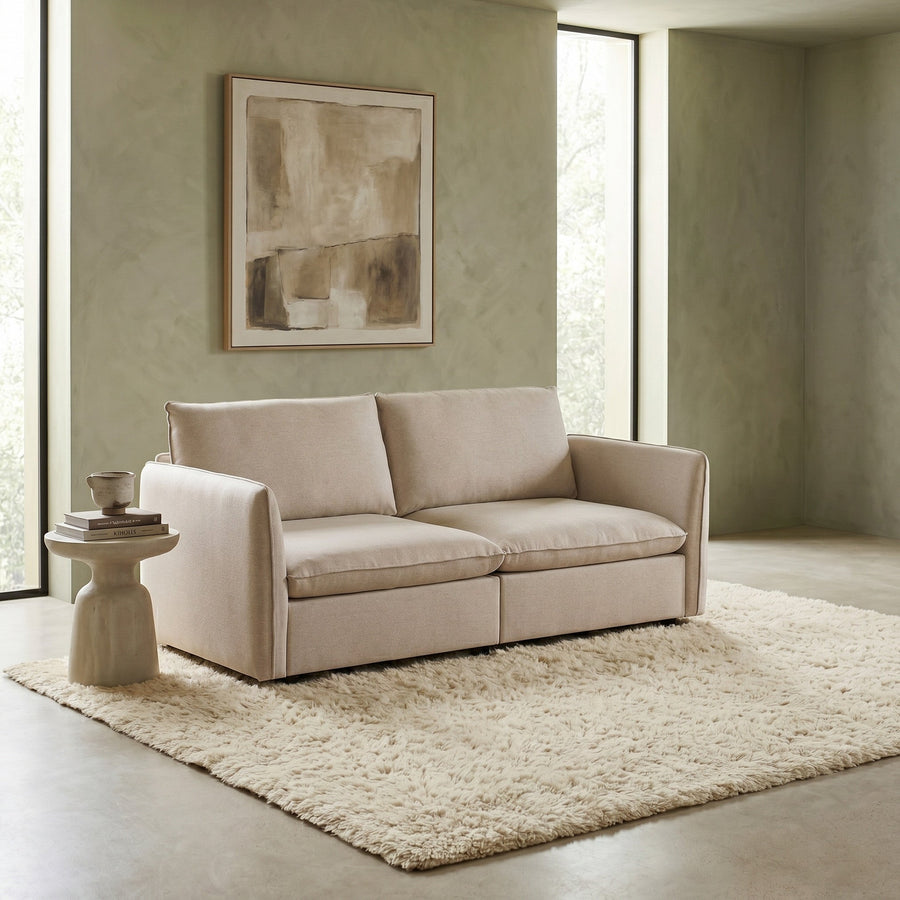 Modular 2 Seat Sofa with Arms
