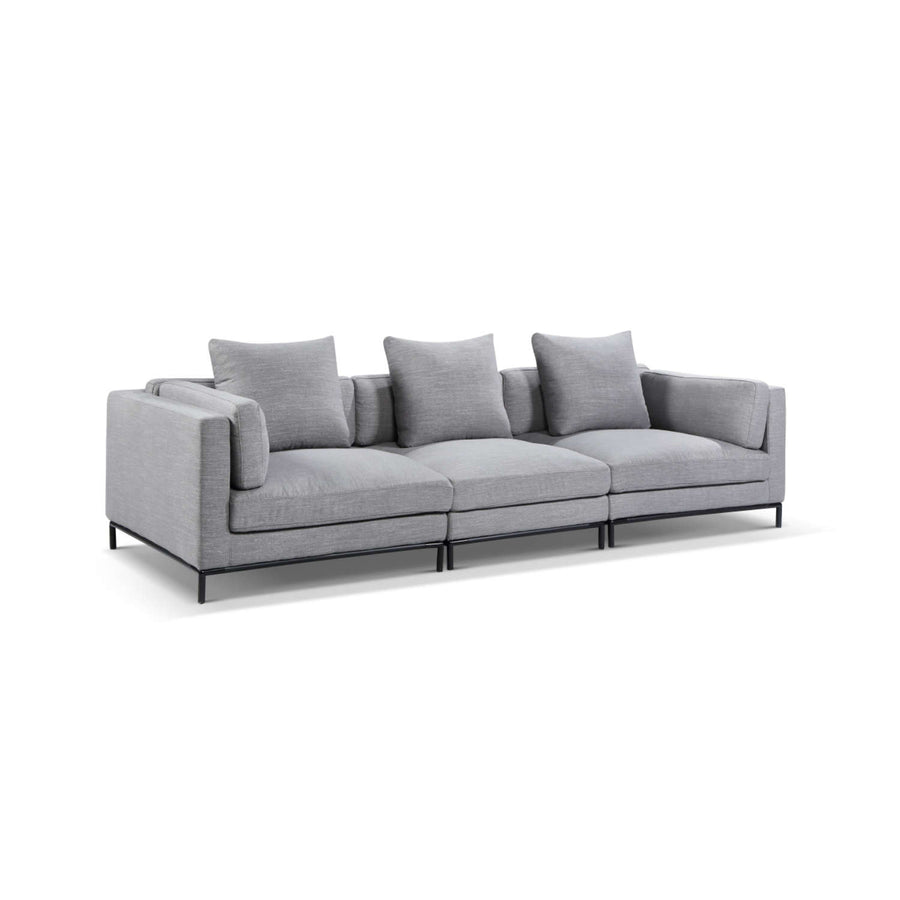 Modular 3 Seat Wide Sofa, Fabric