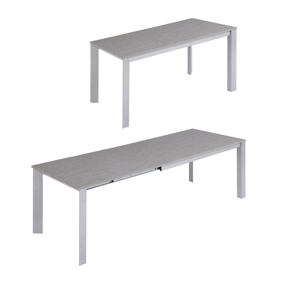 Slim Convertible Extending Dining Table