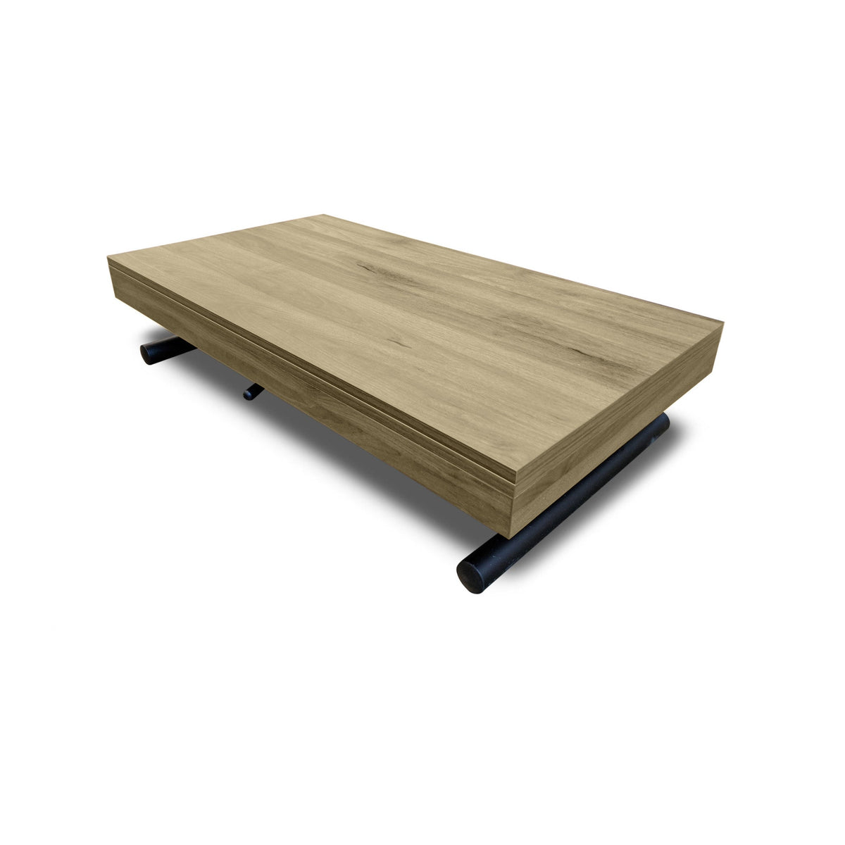 Raising Coffee to Dining Table Set with 4 Folding Chairs