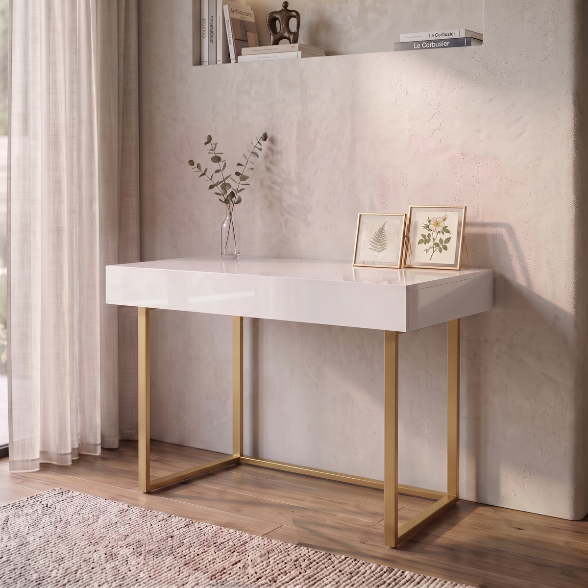 Gabinete de escritorio plegable, de oficina a mesa