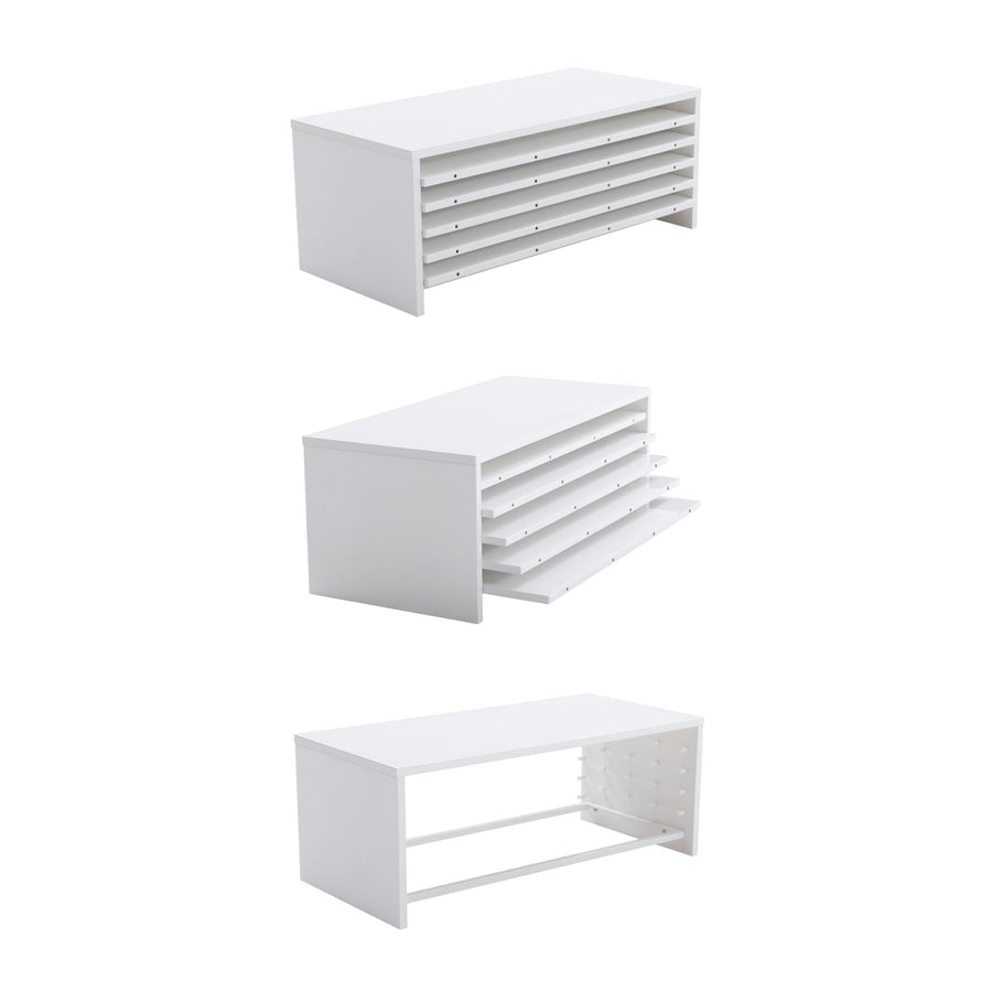Coffee Table with Table Leaf Storage