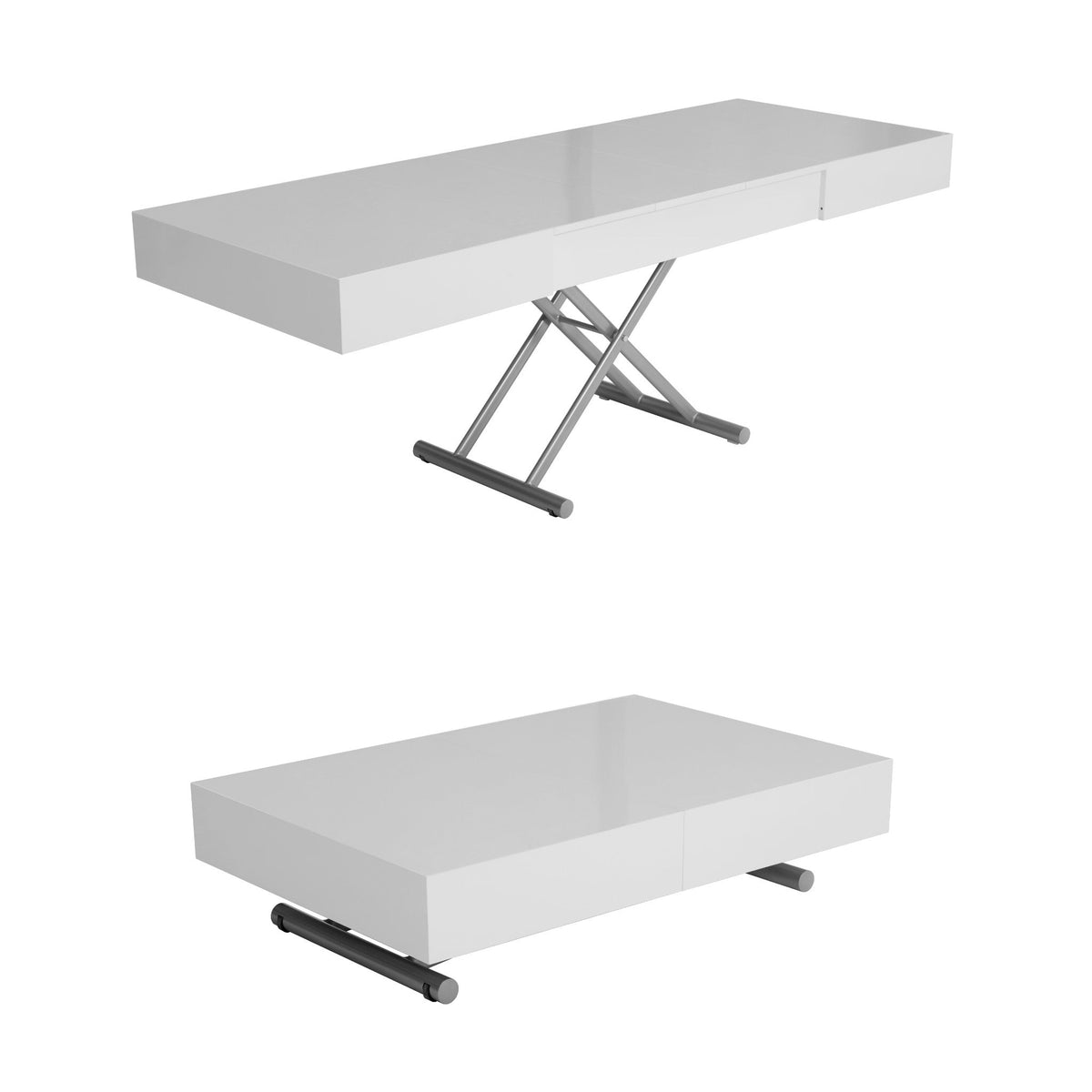 Compact Coffee to Dining Table, Seats 8