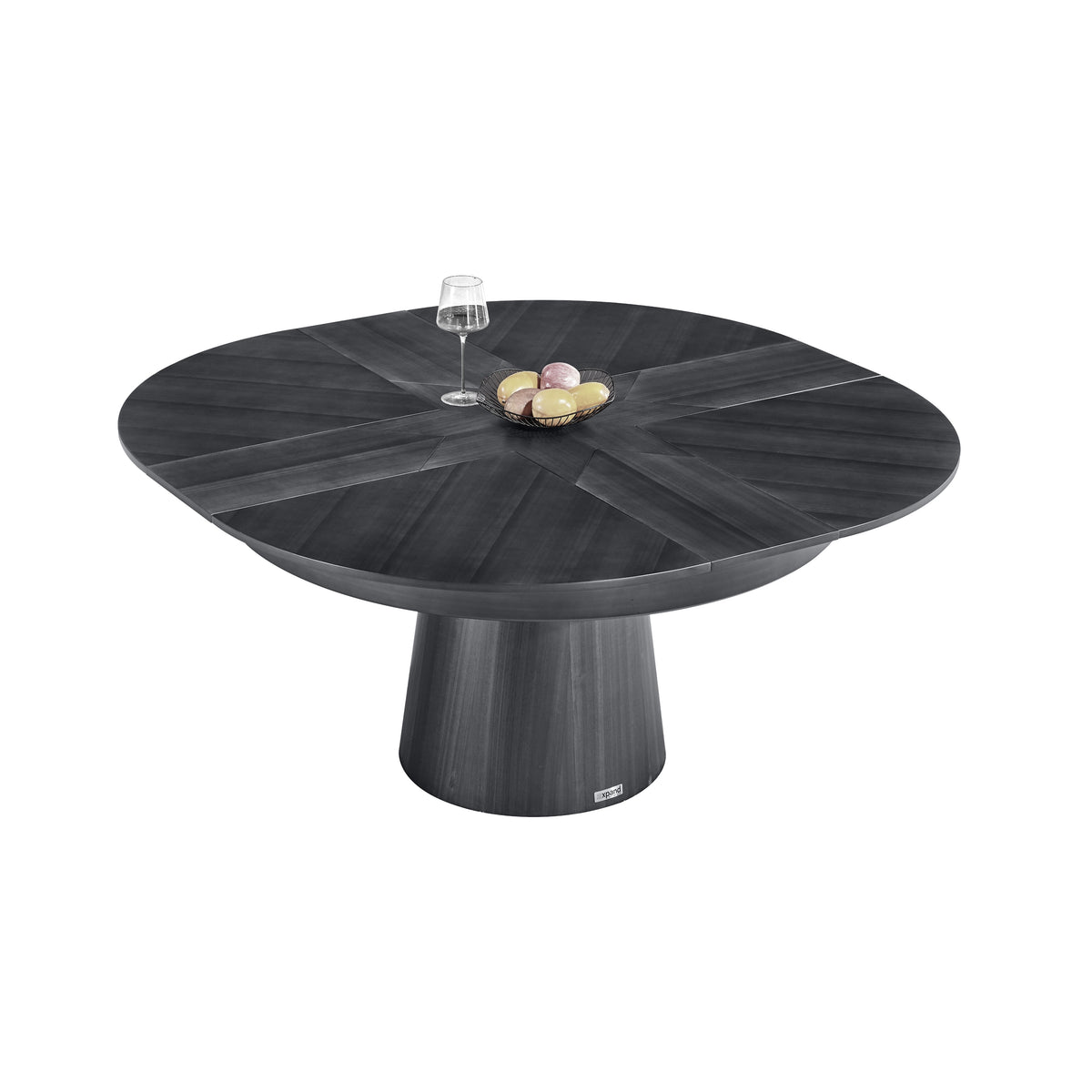 Rotating Round Extending Dining Table