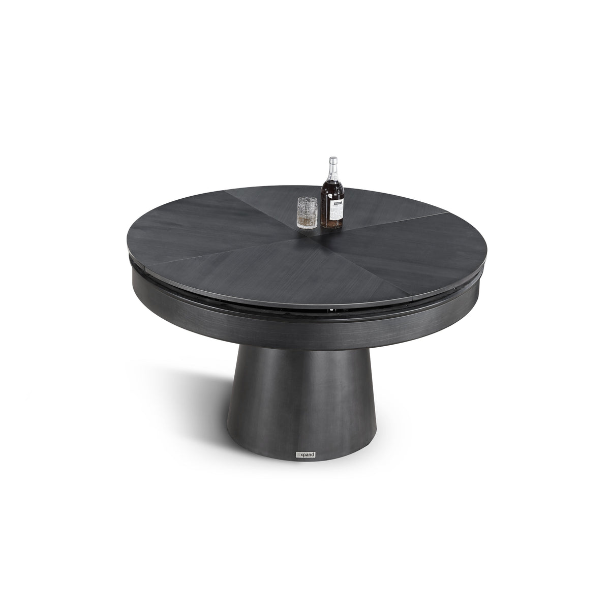 Rotating Round Extending Dining Table