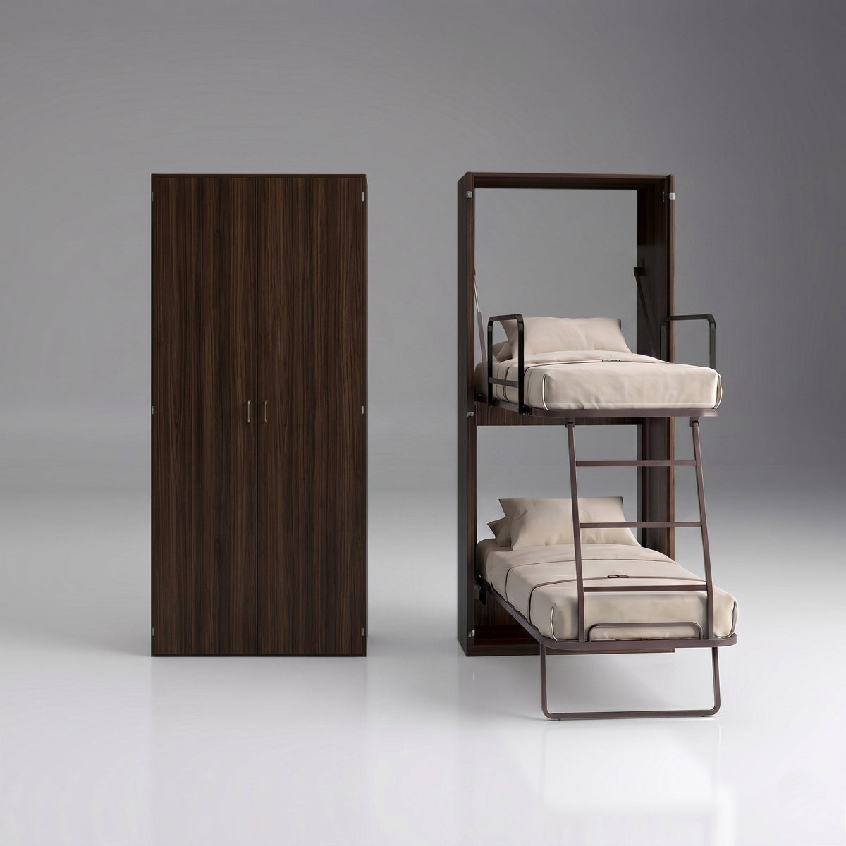 Hidden Vertical Fold Away Bunk Beds