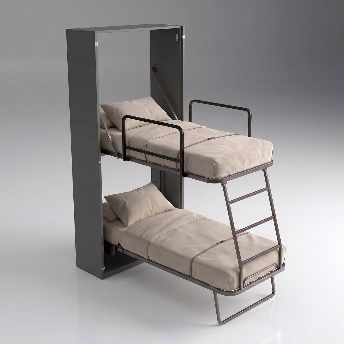 Hidden Vertical Fold Away Bunk Beds