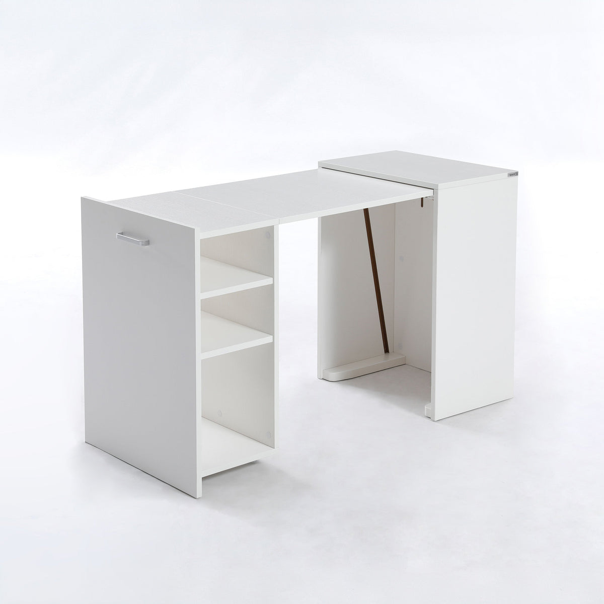 Expanding Cabinet Office with Pull Out Desk