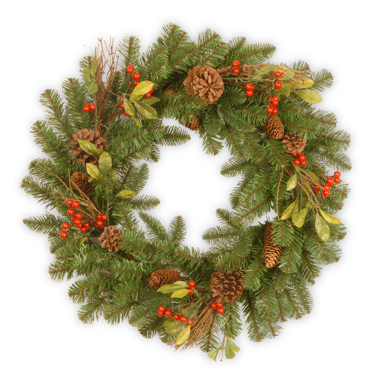 Berry and Leaf Wreath, 61 cm