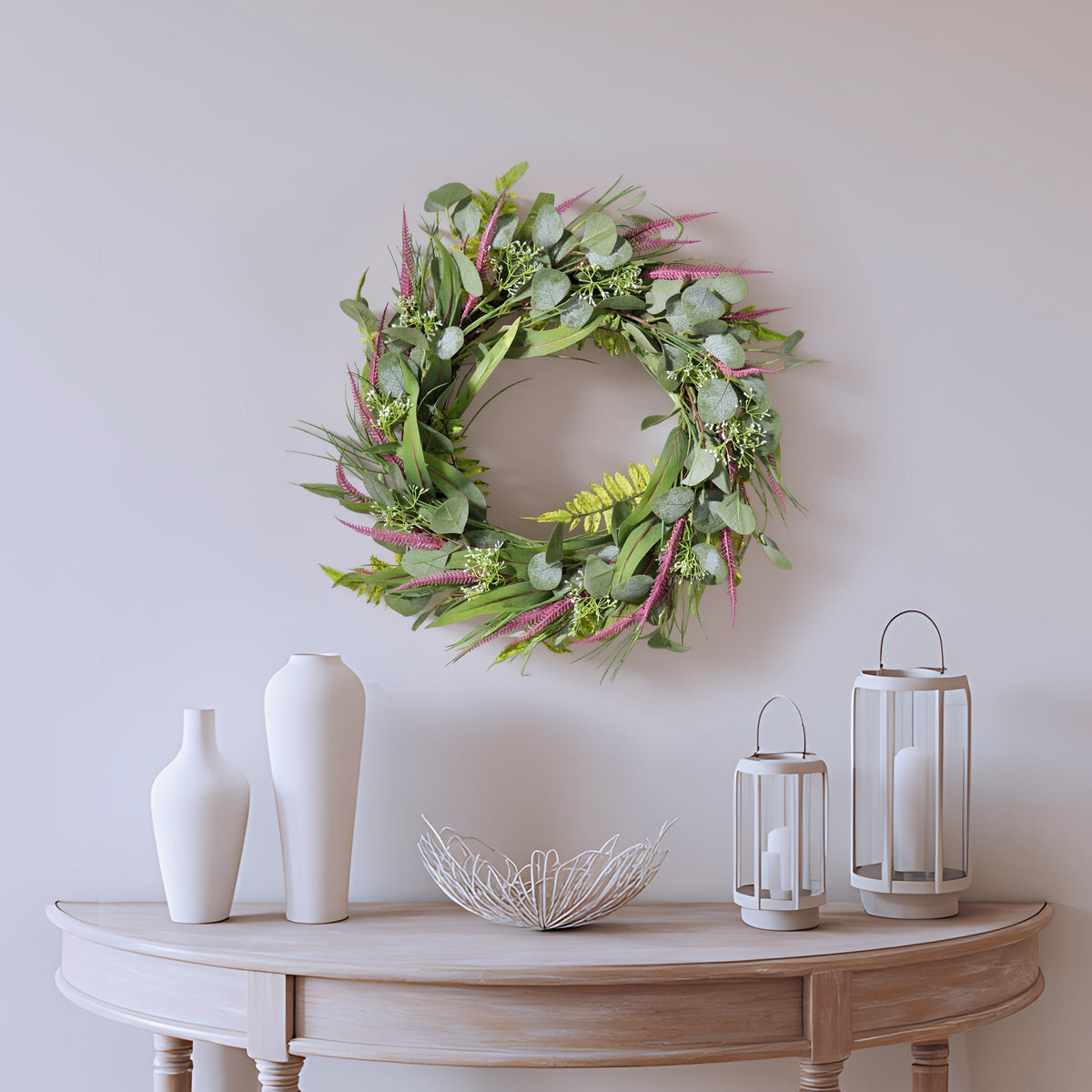 Lavender and Eucalyptus Wreath, 56 cm