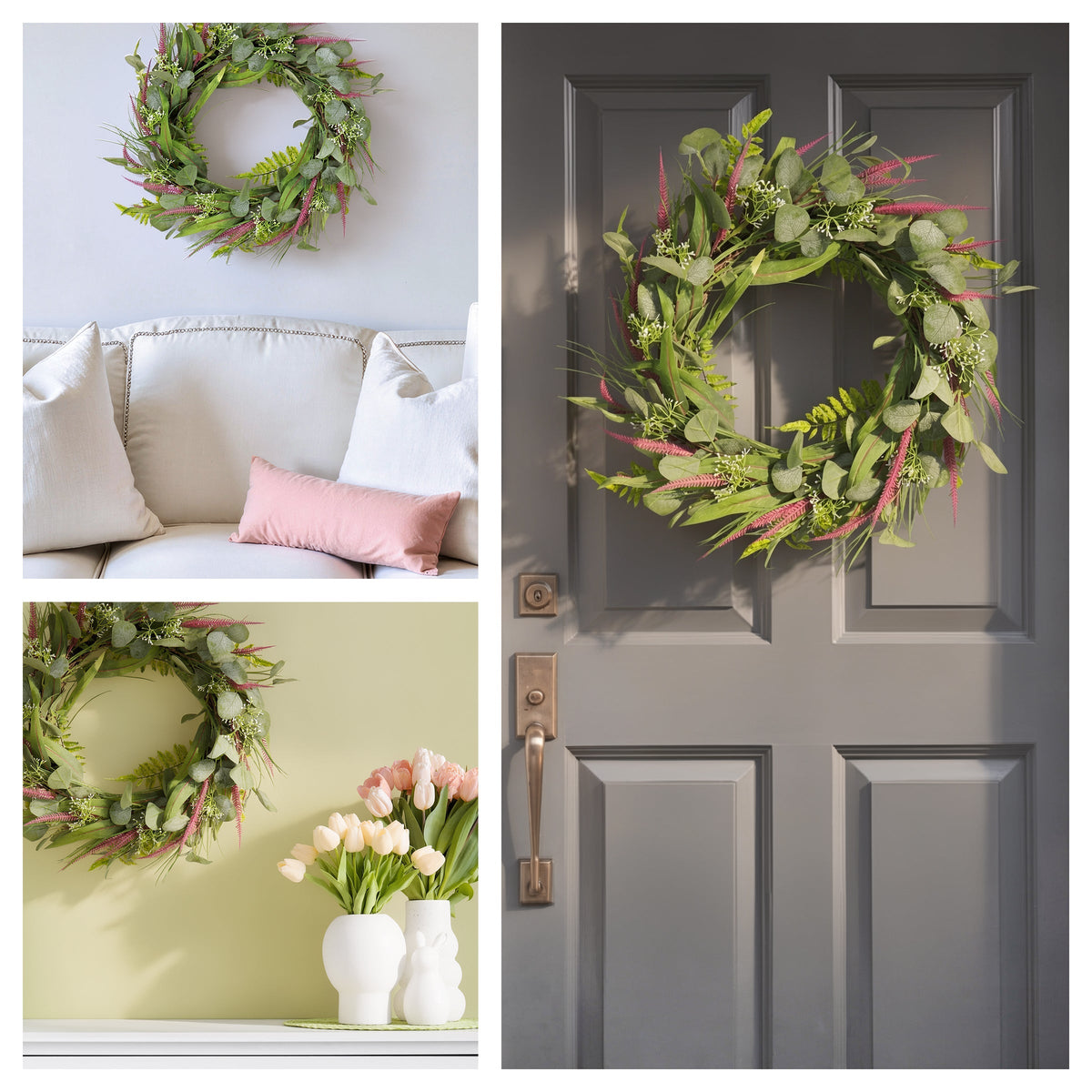 Lavender and Eucalyptus Wreath, 56 cm