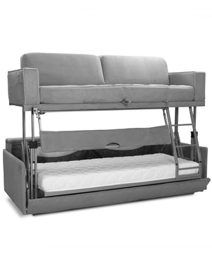 Sofa that Converts into Bunk Beds, Sleeps 2 Adults