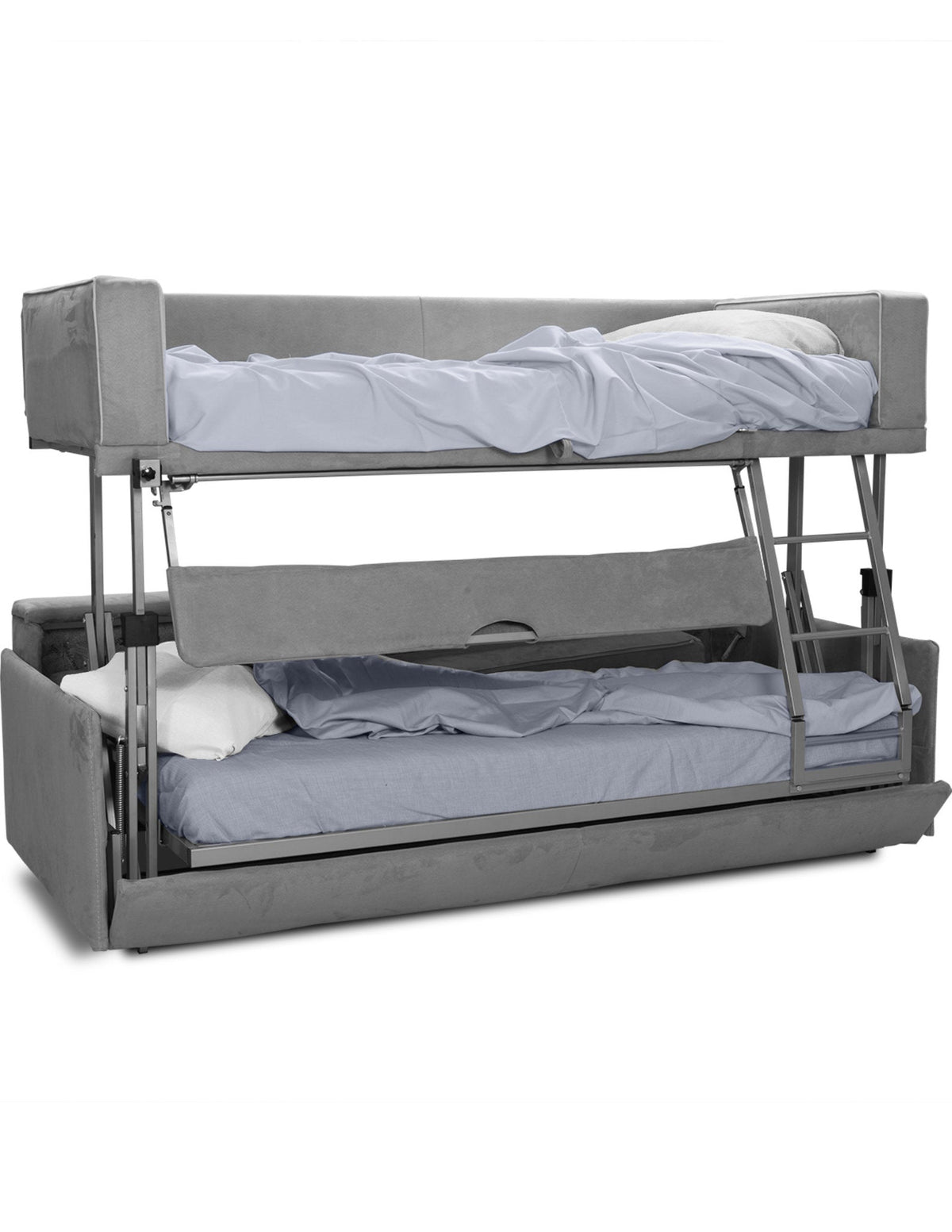 Sofa that Converts into Bunk Beds, Sleeps 2 Adults