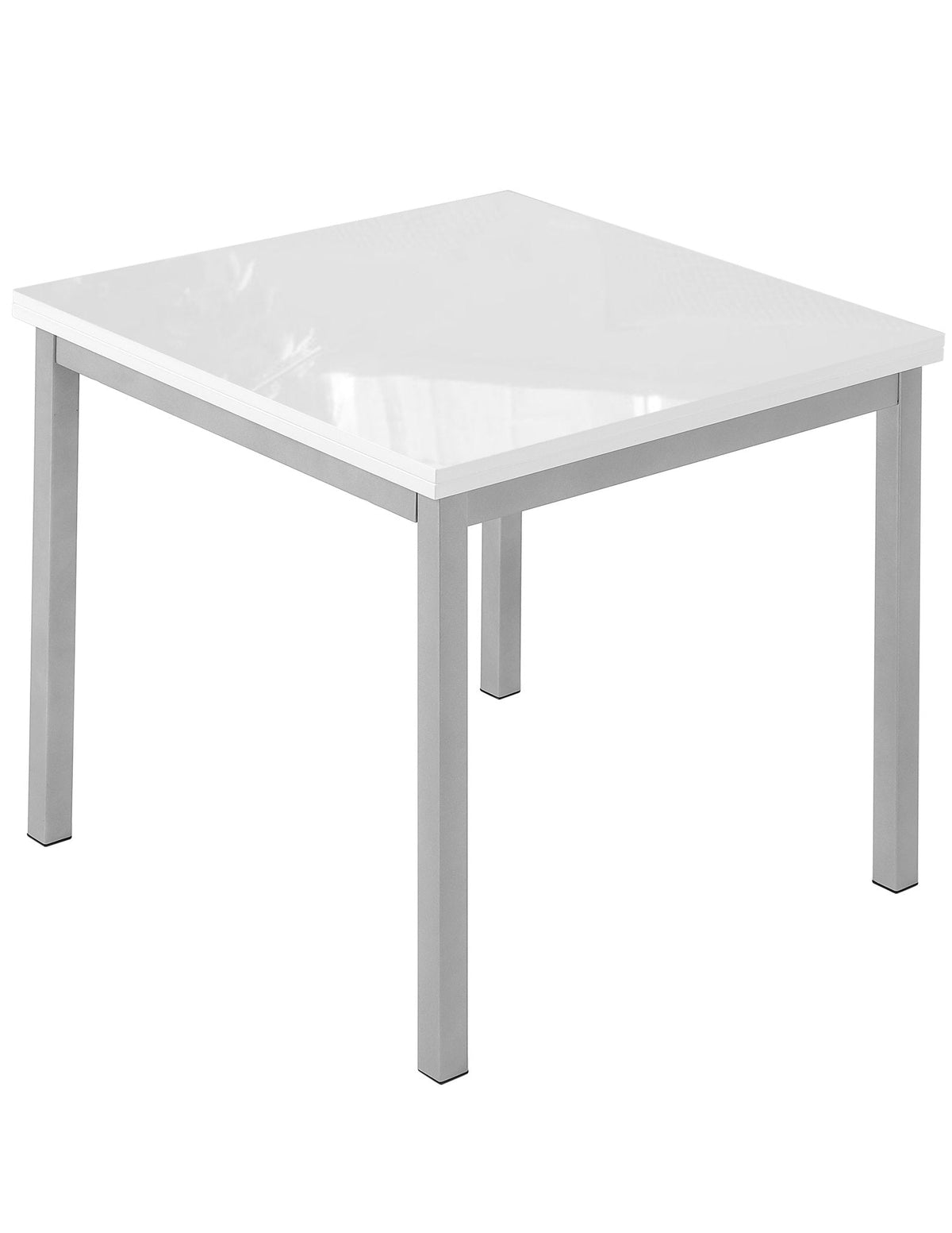 Small Square Folding Kitchen Table, Doubles in Size