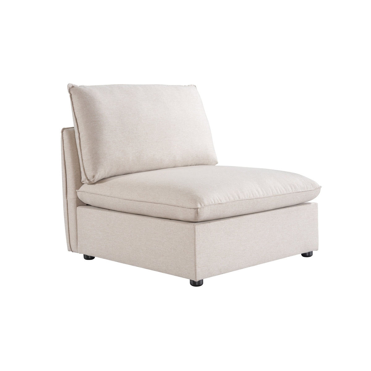 Modular Sofa Single Seat Module, Armless
