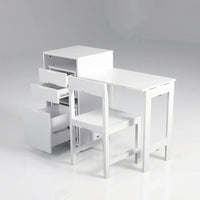 Fold Away Home Office Cabinet with Hidden Chair