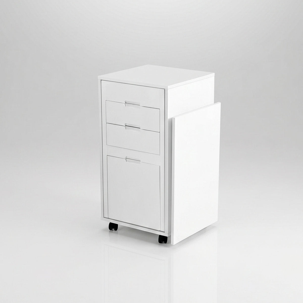 Fold Away Home Office Cabinet with Hidden Chair