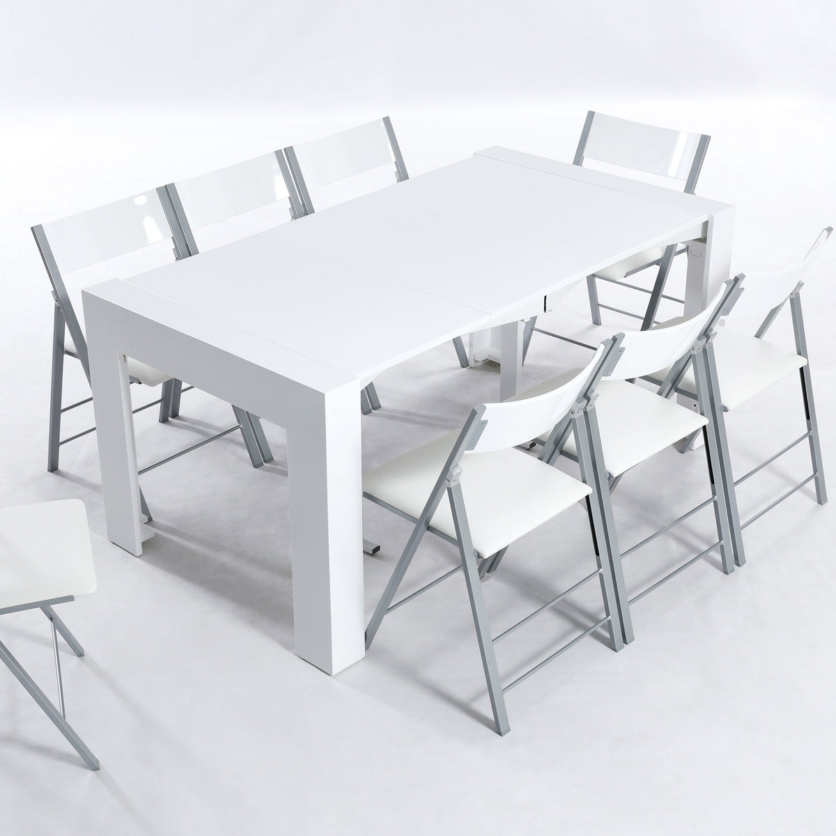 Slim Console to Dining Table, Extends 7 Times