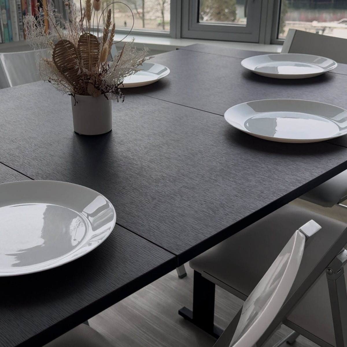 Slim Console to Dining Table, Extends 7 Times