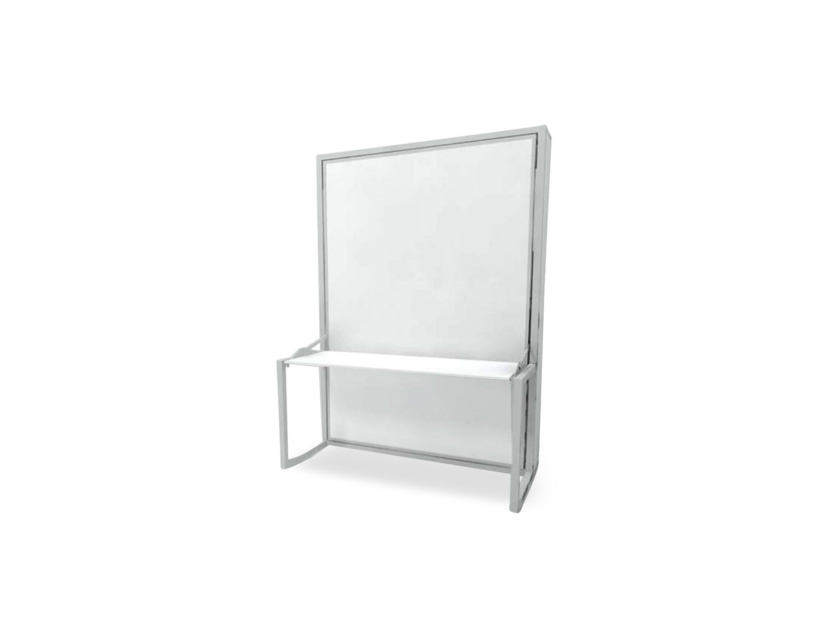 Free Standing Wall Bed with Floating Desk