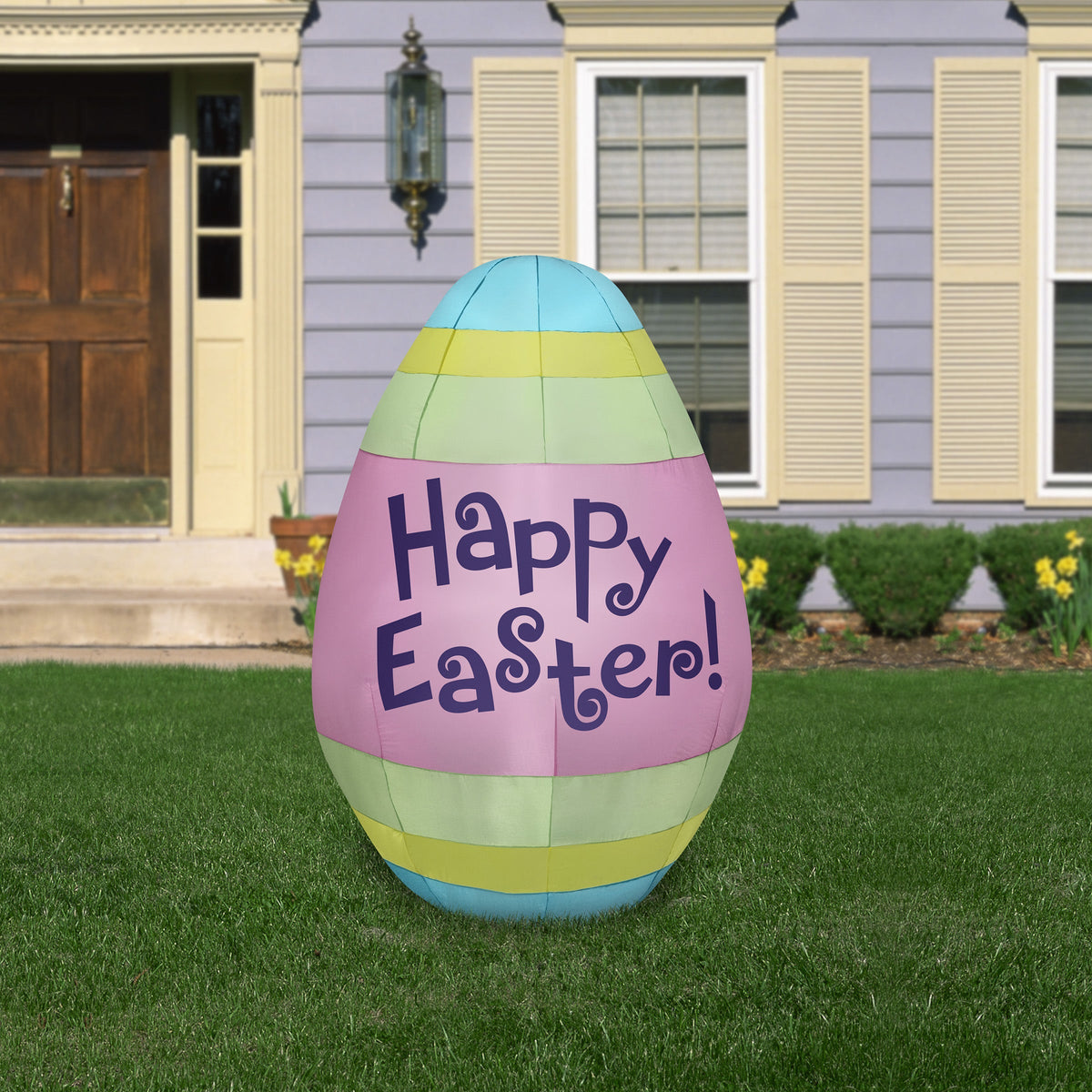 Inflatable Happy Easter Egg, 168 cm
