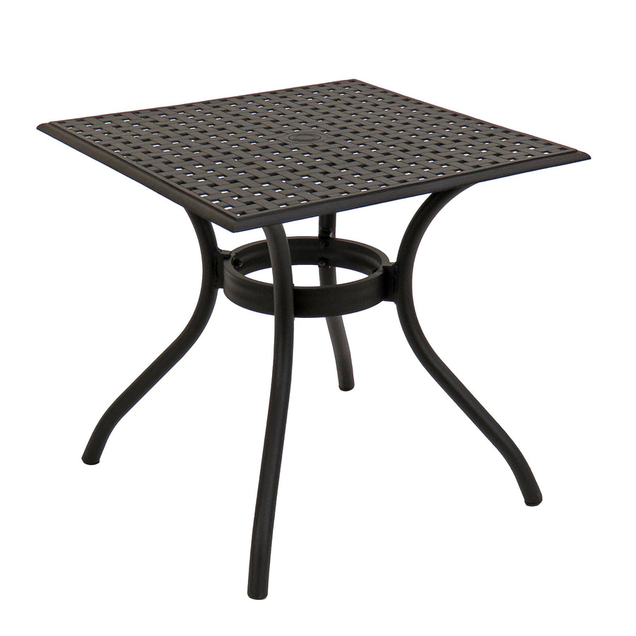 Small Space Cast Aluminium Garden Table, Seats 4
