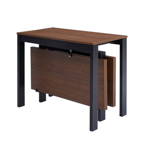 Walnut Console to Dining Table with Built In Leaves
