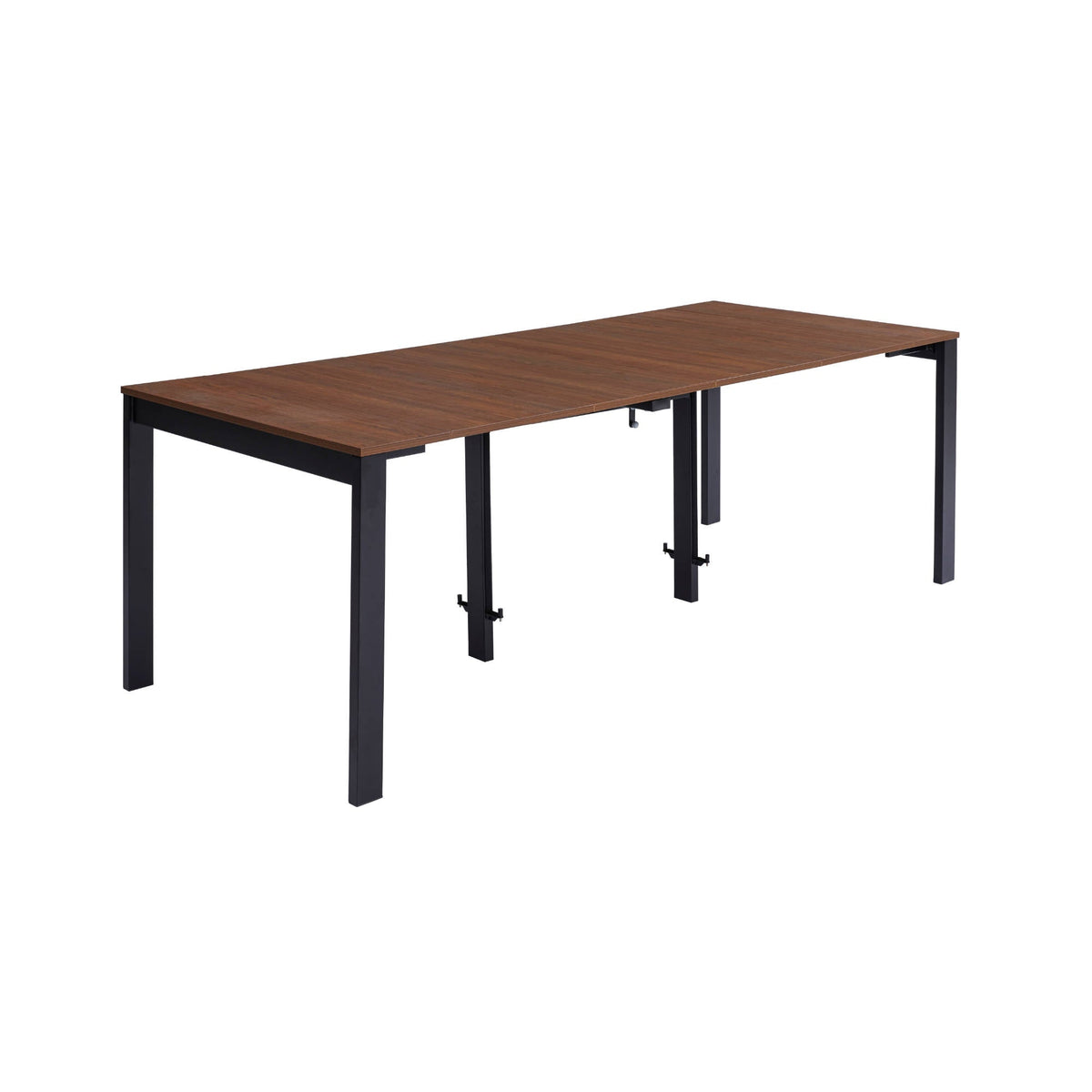 Walnut Console to Dining Table with Built In Leaves