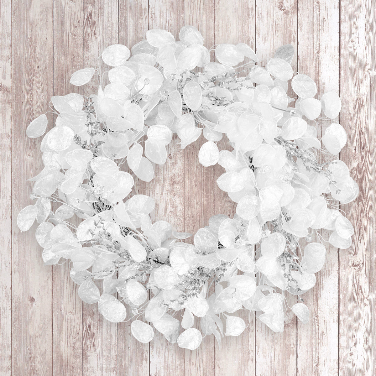 Winter Frost White Christmas Wreath, 61 cm