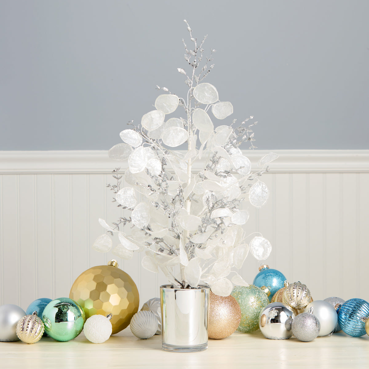 Winter Frost White Tabletop Christmas Tree, 66 cm