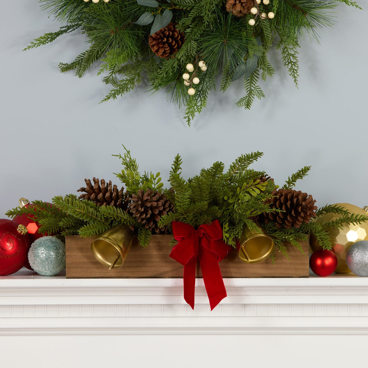 Christmas Bells Table Centrepiece, 69 cm