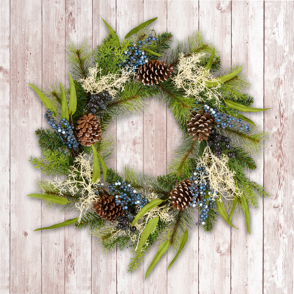 Guirlanda de Natal Blueberry Fields, 61 cm