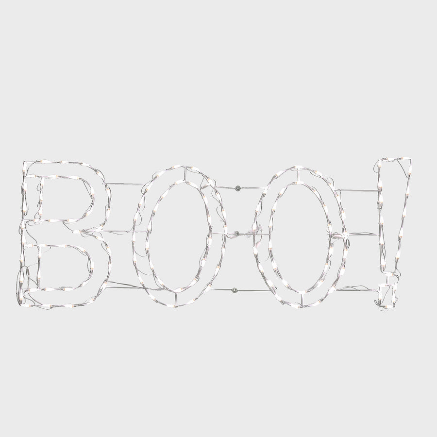 Light Up BOO Halloween Sign with LED Lights, 152 cm