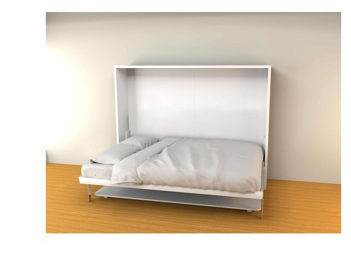 Horizontal Wall Bed with Desk, UK King Size