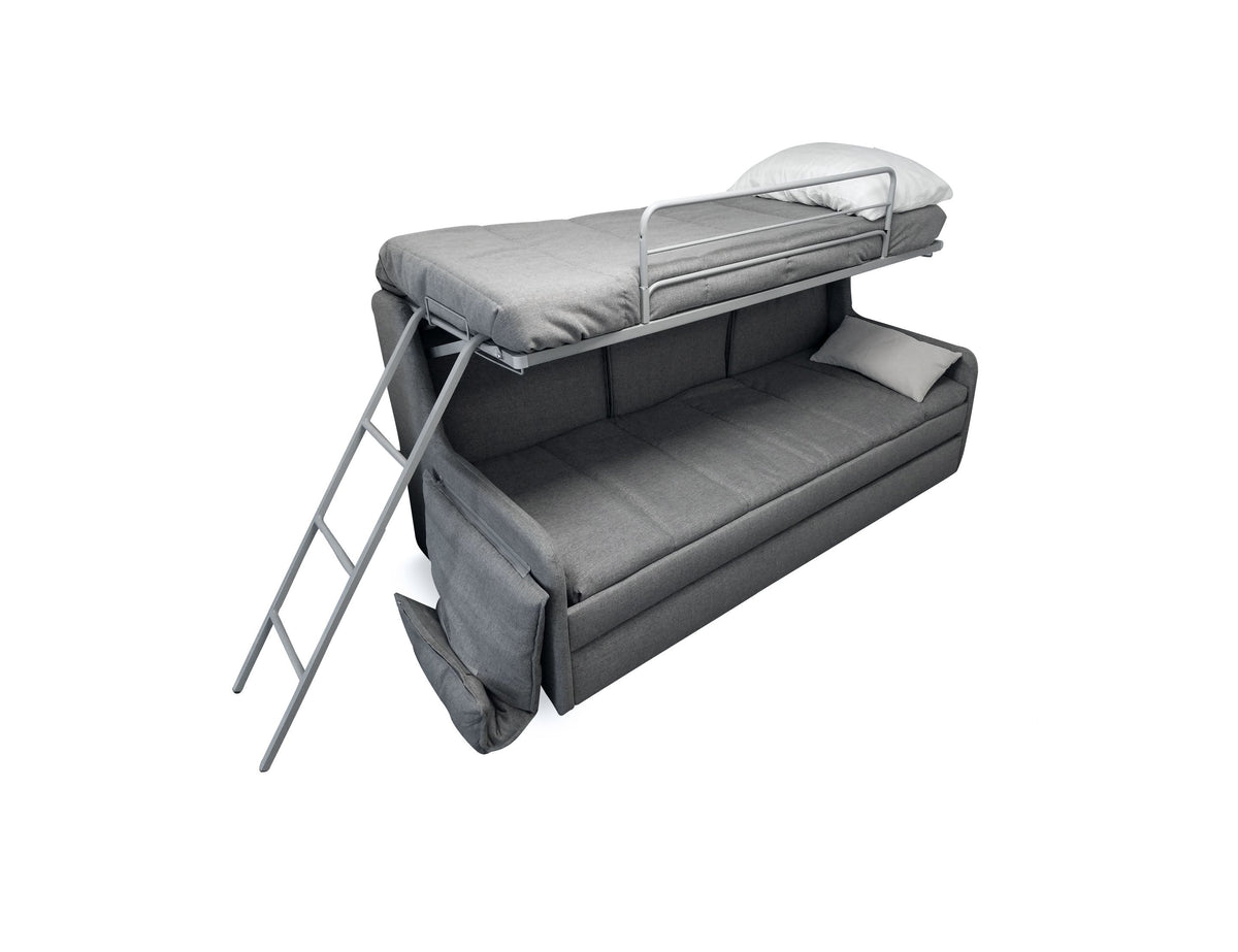 Italian Sofa that Converts into Bunk Beds, Sleeps 3