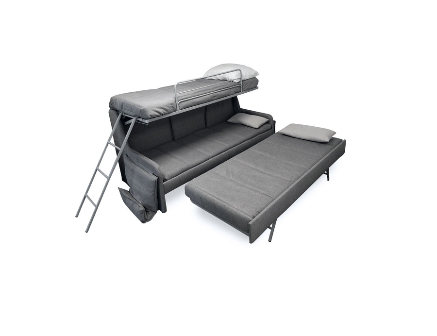 Italian Sofa that Converts into Bunk Beds, Sleeps 3