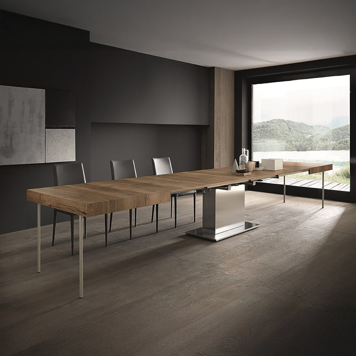 Extra Large Extending Dining Table, Seats up to 24
