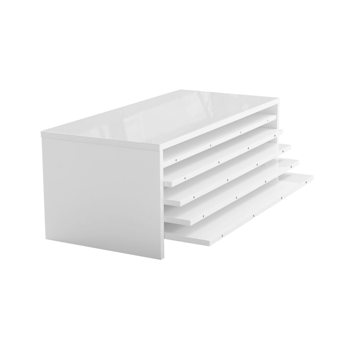 Coffee Table with Table Leaf Storage
