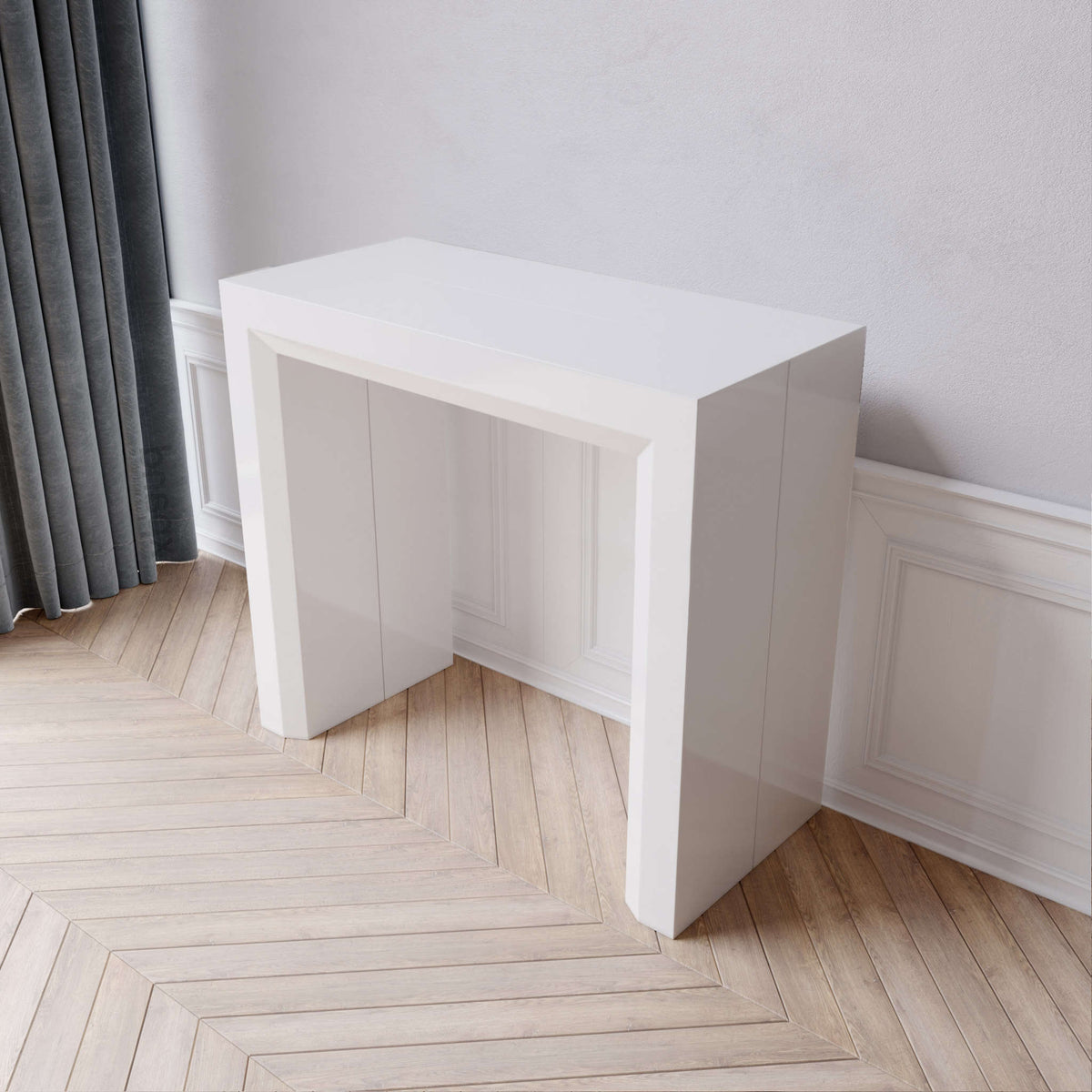 Bar Height Extending Console Table, 5 Leaves